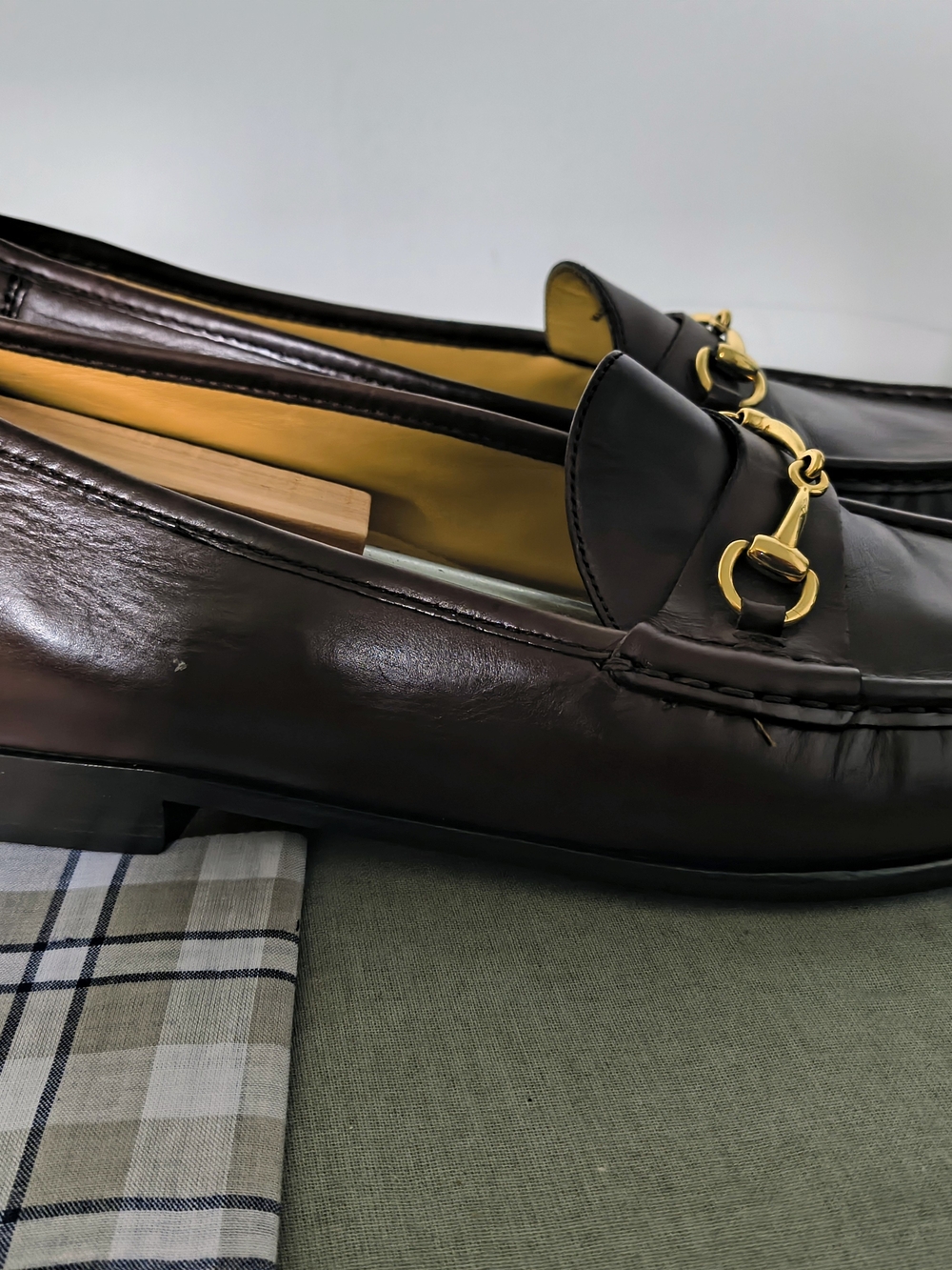 Cole-Haan Men's Brown Leather Horsebit Handcrafted Loafers - Picture 6 of 8